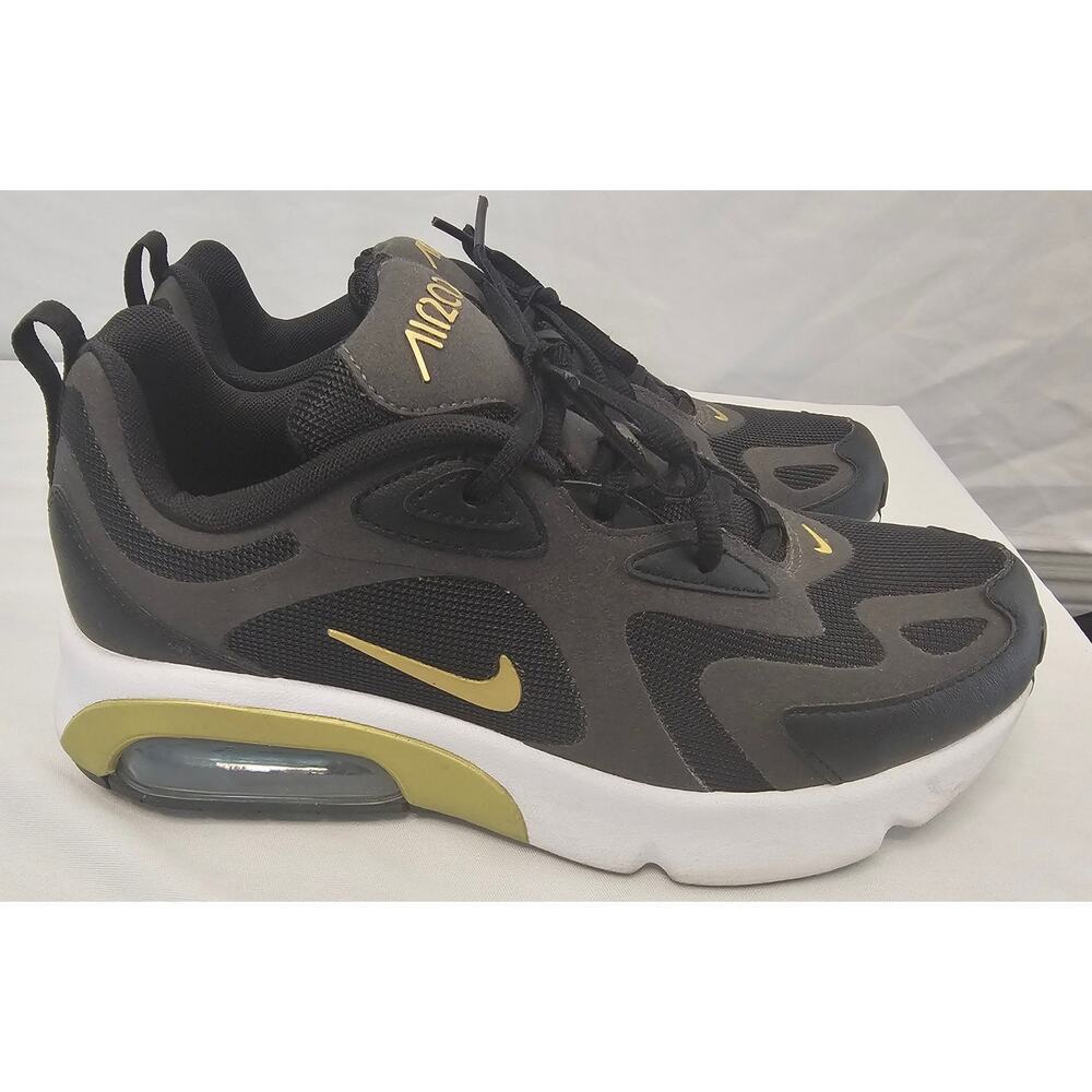 Nike Air Max 200 Black Metallic Gold Anthracite